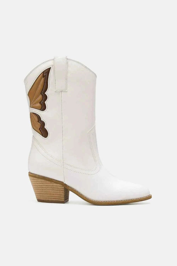 Beast Fashion Butterfly Cut Point Toe Boots