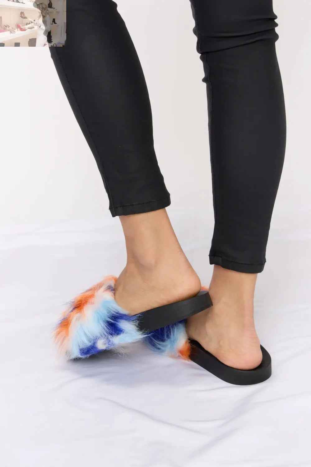 Forever Link Plush Open - Toe Sandals - MegaSuperStar