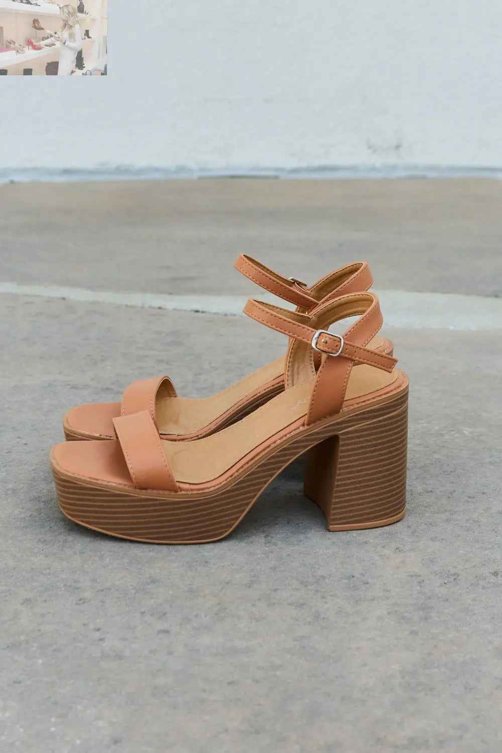 Weeboo Platform Heel Sandals for Ultimate Comfort and Style - MegaSuperStar