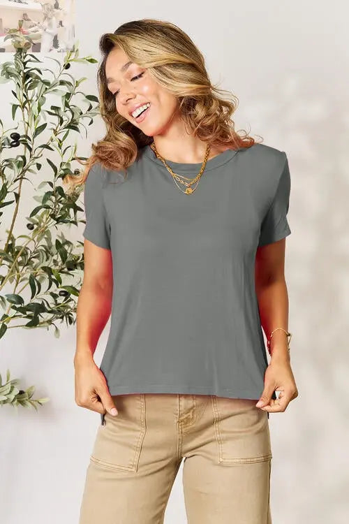 Basic Bae Full Size Round Neck Short Sleeve T-Shirt