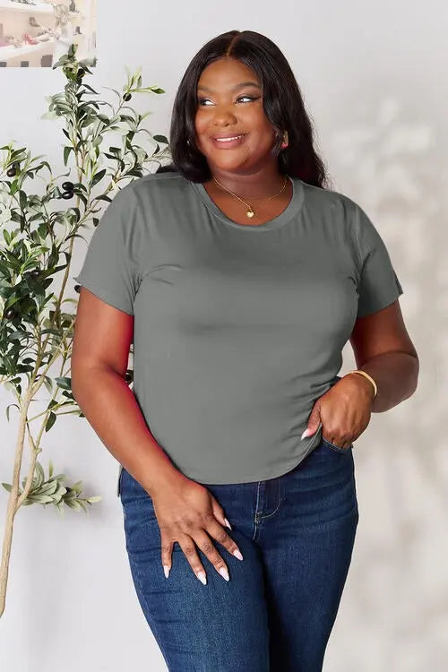 Basic Bae Full Size Round Neck Short Sleeve T-Shirt