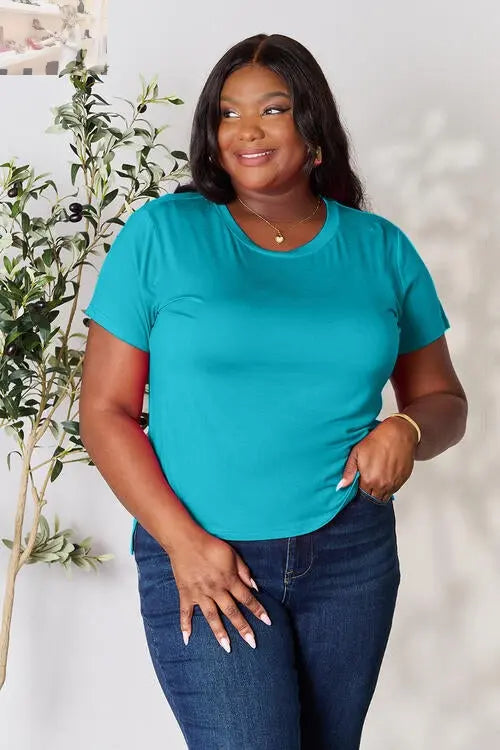 Basic Bae Full Size Round Neck Short Sleeve T-Shirt