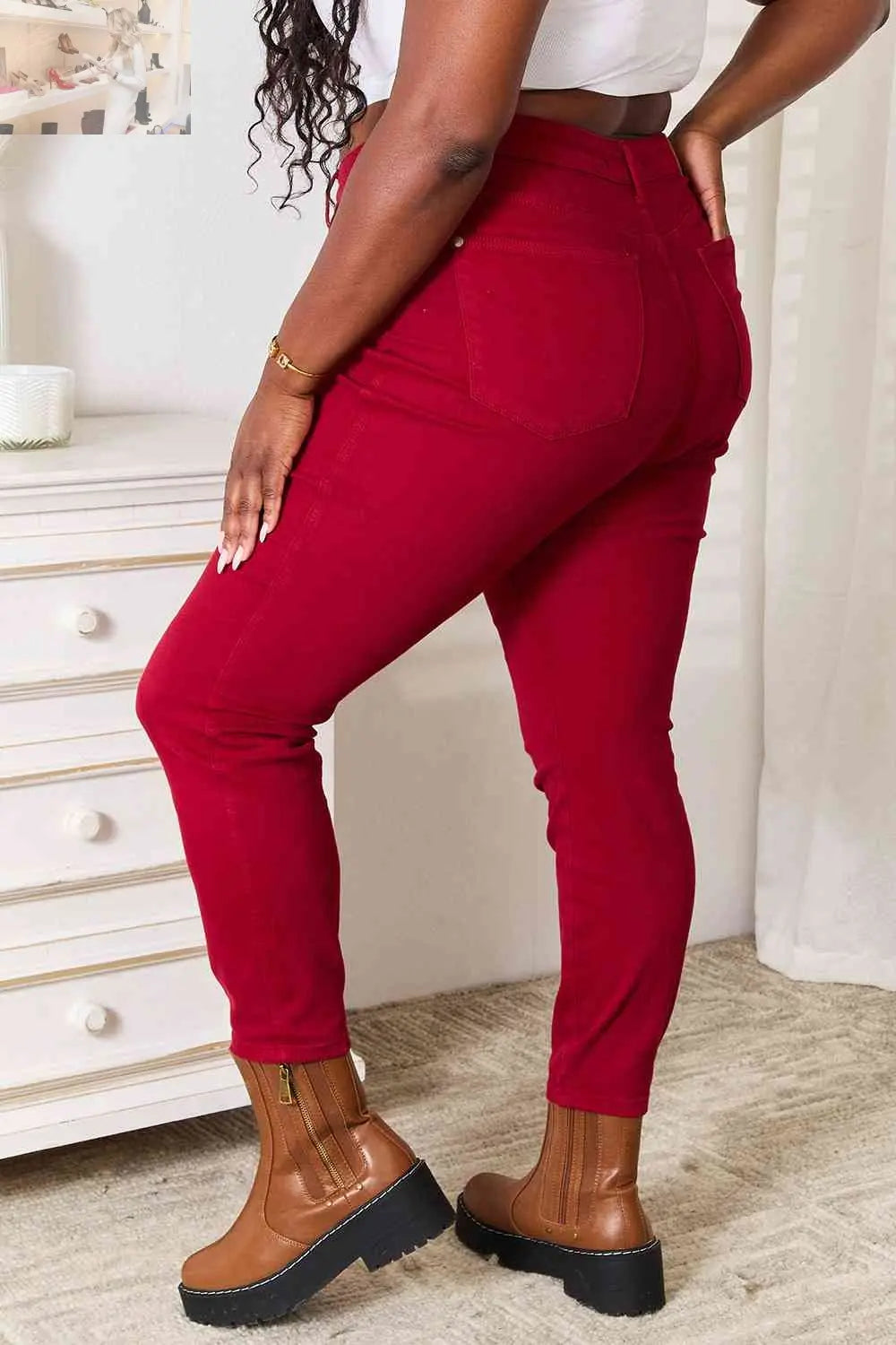 Judy Blue Full Size High Waist Tummy Control Skinny Jeans