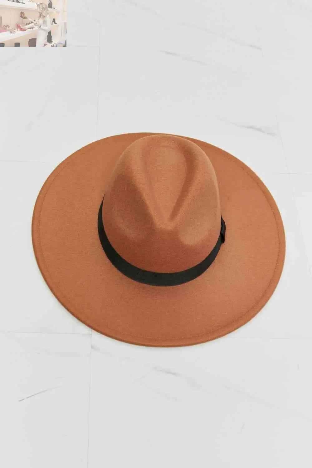 Fame Enjoy The Simple Things Hat - Stylish Fedora for Effortless Elegance - MegaSuperStar