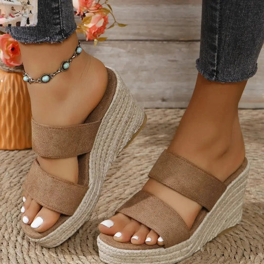 Fall in Love with Each Step: How Open Toe Platform Wedge Sandals Transform Your Style - MegaSuperStar