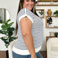 Striped Round Neck Sweater Vest