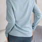 V-Neck Long Sleeve Blouse