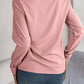 V-Neck Long Sleeve Blouse