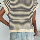 Striped Round Neck Sweater Vest