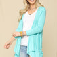 Celeste Full Size Open Front Knit Cardigan