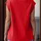 V-Neck Cap Sleeve Knit Vest