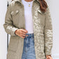 Snap Down Collared Winter Coat