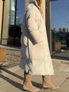 Longline Padded Winter Coat with Belted thumbnail