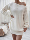Rib-Knit Mini Sweater Dress thumbnail
