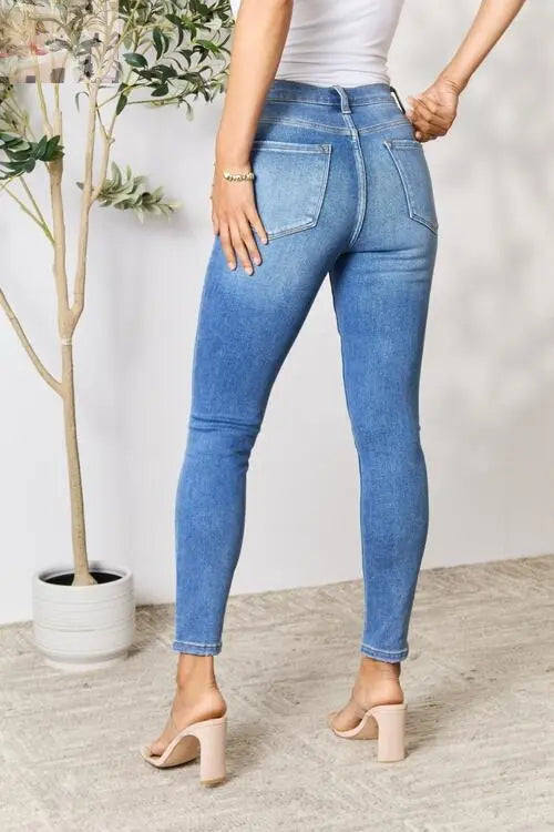 BAYEAS Skinny Cropped Jeans - MegaSuperStar