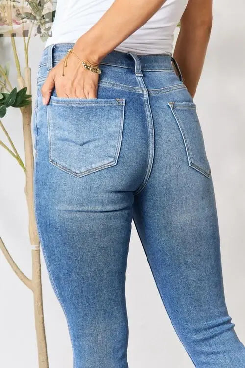 BAYEAS Skinny Cropped Jeans - MegaSuperStar