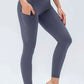 Breathable Wide Waistband Active Leggings with Pockets - MegaSuperStar