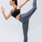 Breathable Wide Waistband Active Leggings with Pockets - MegaSuperStar