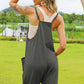 Double Take Full Size Sleeveless V-Neck Pocketed Jumpsuit - MegaSuperStar