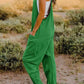 Double Take Full Size Sleeveless V-Neck Pocketed Jumpsuit - MegaSuperStar