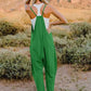 Double Take Full Size Sleeveless V-Neck Pocketed Jumpsuit - MegaSuperStar