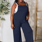 Double Take Full Size Wide Strap Overall with Pockets - MegaSuperStar