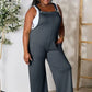 Double Take Full Size Wide Strap Overall with Pockets - MegaSuperStar