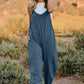 Double Take  V-Neck Sleeveless Jumpsuit with Pocket - MegaSuperStar