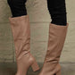 East Lion Corp Block Heel Knee High Boots - MegaSuperStar