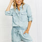 GeeGee Picnic In The Park Denim Romper - MegaSuperStar