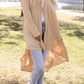 High-Low Open Front Cardigan with Pockets - MegaSuperStar