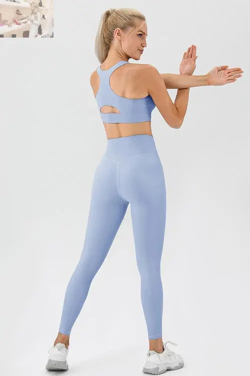 High Waistband Active Leggings - MegaSuperStar