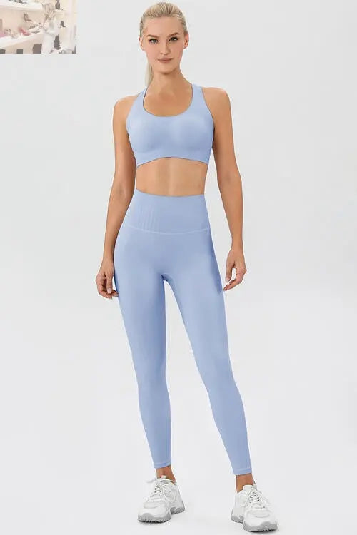 High Waistband Active Leggings - MegaSuperStar