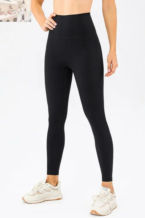 High Waistband Active Leggings - MegaSuperStar