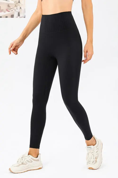 High Waistband Active Leggings - MegaSuperStar