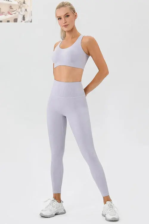 High Waistband Active Leggings - MegaSuperStar