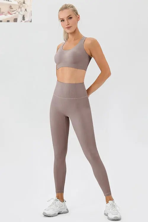 High Waistband Active Leggings - MegaSuperStar