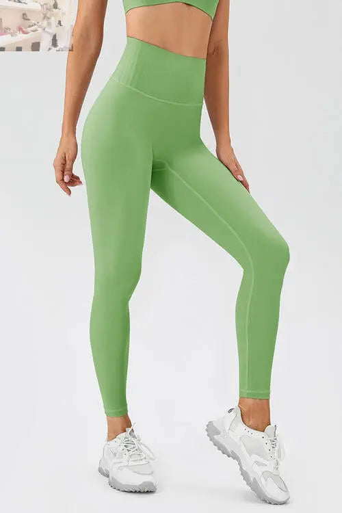 High Waistband Active Leggings - MegaSuperStar