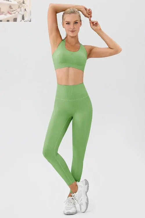 High Waistband Active Leggings - MegaSuperStar