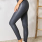 LOVEIT Full Size Wide Waistband High Waist Leggings - MegaSuperStar