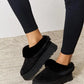 Legend Footwear Furry Chunky Platform Ankle Boots - MegaSuperStar