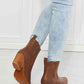 MMShoes Love the Journey Stacked Heel Chelsea Boot in Chestnut - MegaSuperStar