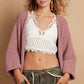 POL Open Front Sweater Cardigan with Pockets