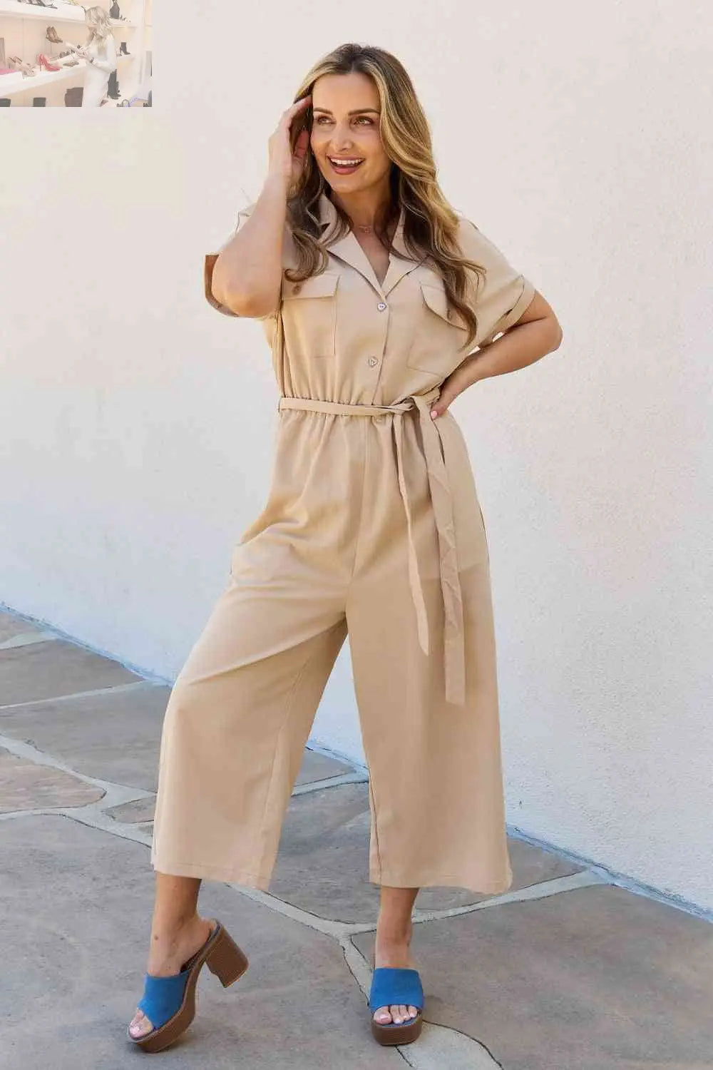 Petal Dew All In One Full Size Solid Jumpsuit - MegaSuperStar