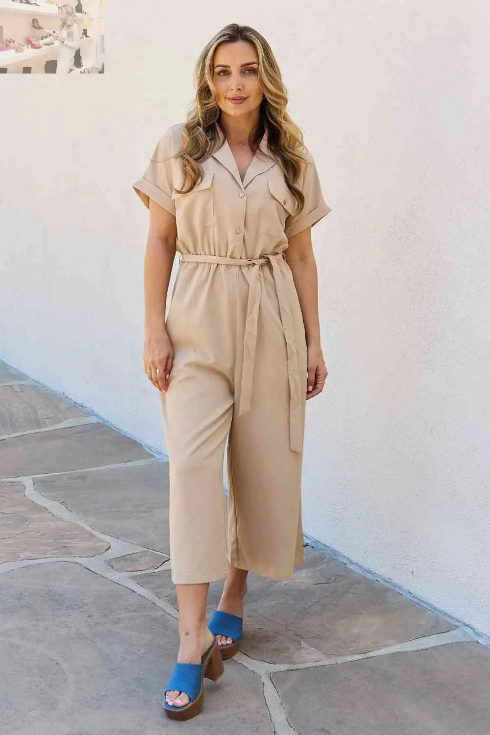 Petal Dew All In One Full Size Solid Jumpsuit - MegaSuperStar