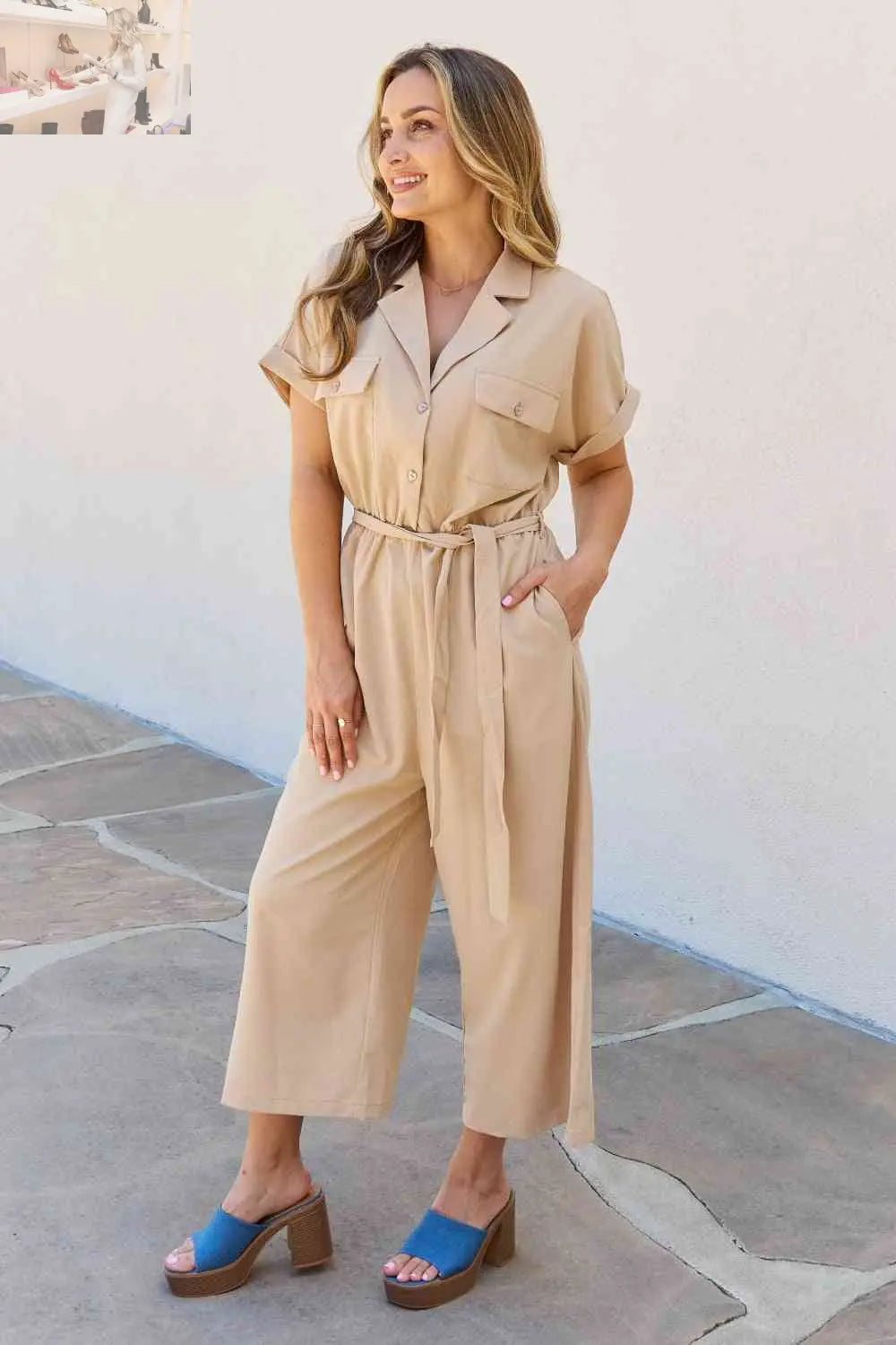 Petal Dew All In One Full Size Solid Jumpsuit - MegaSuperStar