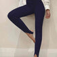 Ribbed Mid Waist Leggings - MegaSuperStar