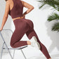 Ribbed Tank and Active Leggings Set - MegaSuperStar