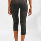 Slim Fit Wide Waistband Active Leggings with Pockets - MegaSuperStar