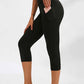 Slim Fit Wide Waistband Active Leggings with Pockets - MegaSuperStar